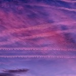 Des rayures dans le ciel