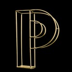 N°12 P en laiton