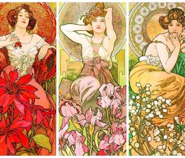 Photo de Iza, Titre : "Extrait d'Alfons MUCHA".